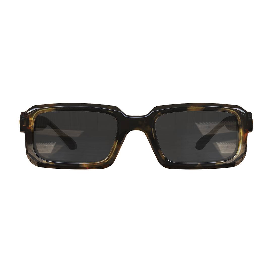 Front. Chamelo - Infinity Audio Sunglasses with Instant Adjustable Tint - Tortoise.