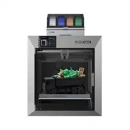 QIDI - Max4 Combo Enclosed CoreXY FDM 3D Printer with Box Multi-Color, 65C Heated Chamber, 800mm/s, 390x390x340mm Build Volume - Gray