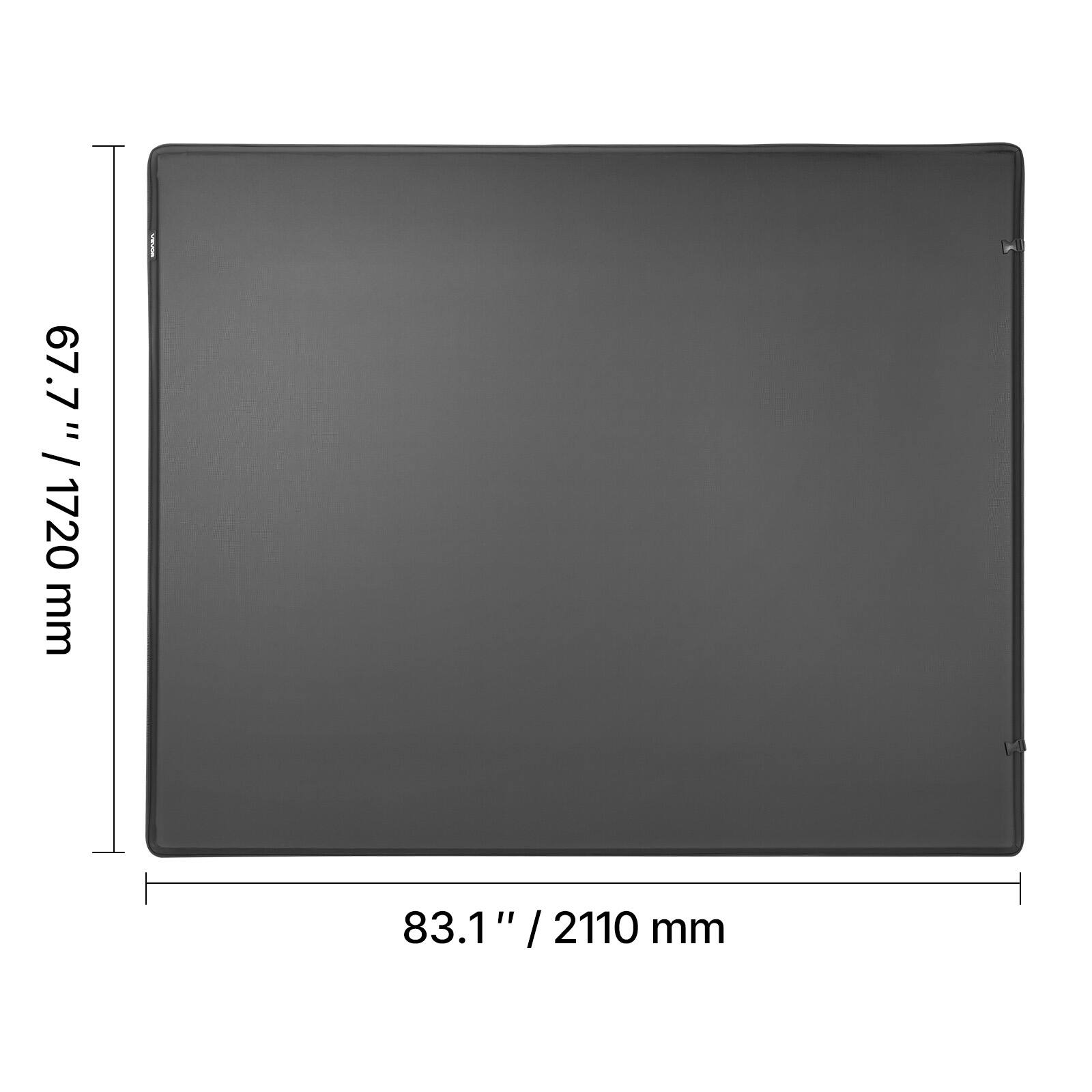 67.7" / 1720 mm  
83.1" / 2110 mm