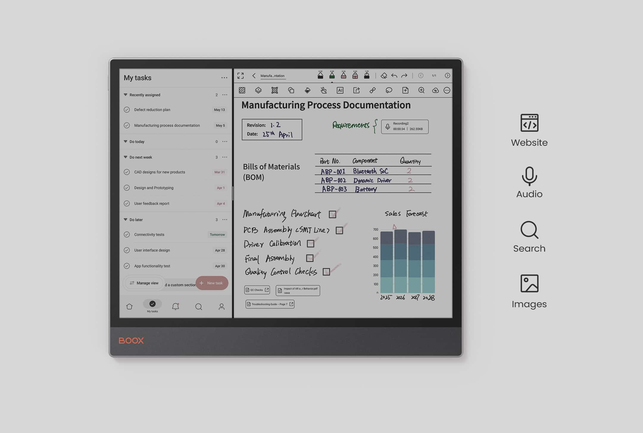 BOOX Tab X C: Ultimate productivity on a 13.3