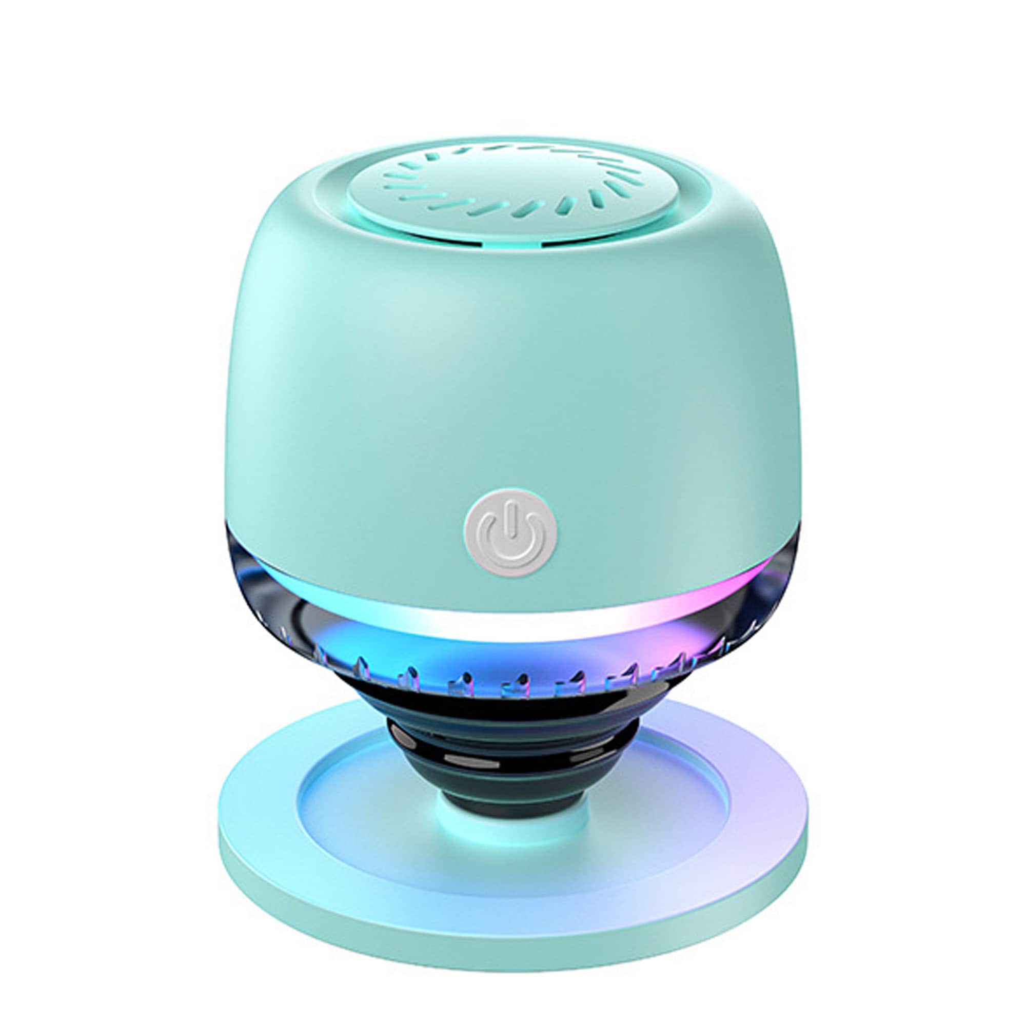 YONWAY - Magnetic Bluetooth Speaker, Cell Phone Airbag Bracket with RGB Ambient Lighting, IPX6 Waterproof, TWS Voice Call - Green