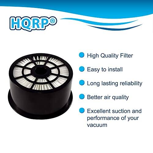 HQRP® High Quality Filter  
- Easy to install  
- Long lasting reliability  
- Better air quality  
- Excellent suction and performance of your vacuum