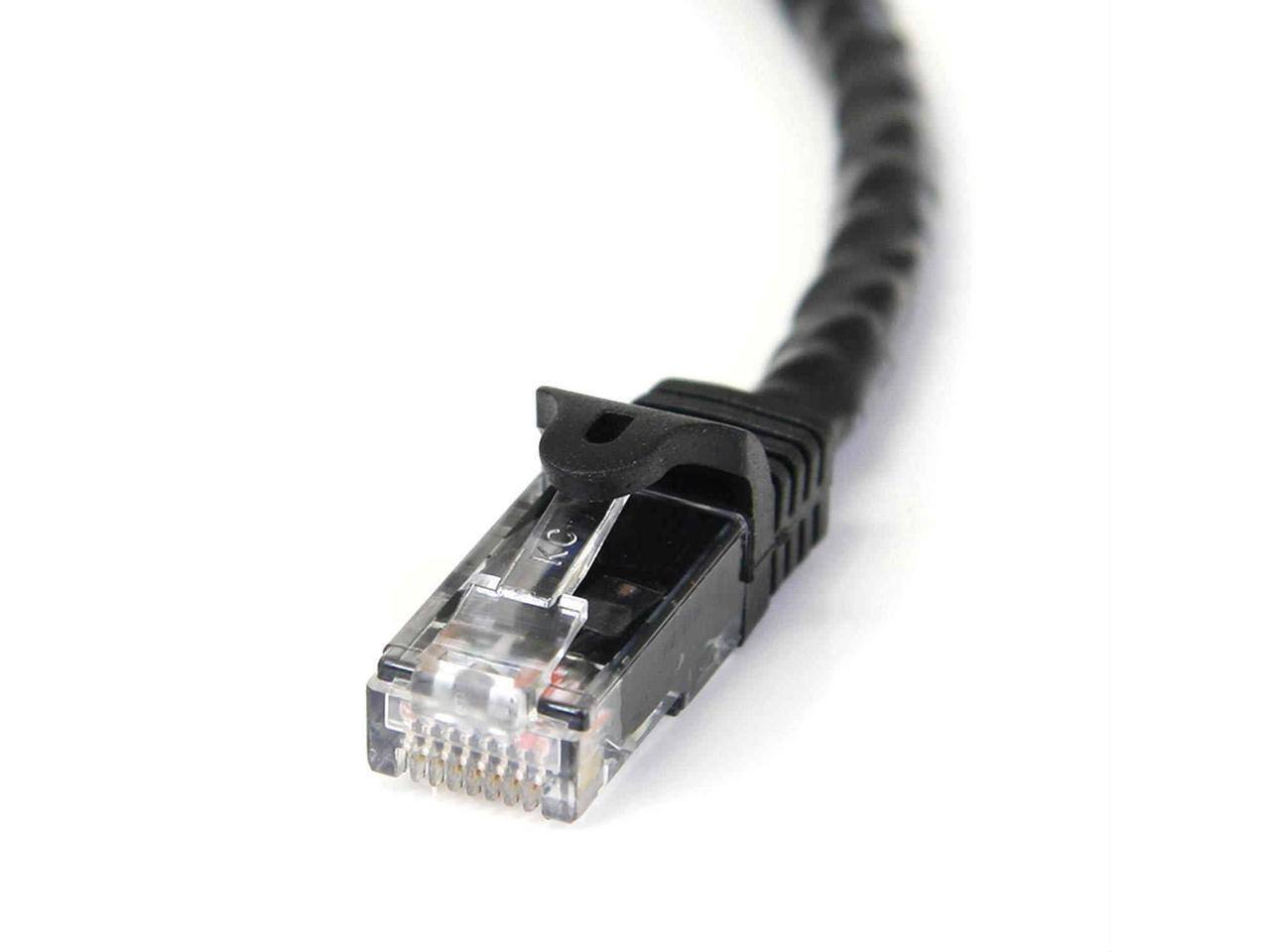 Alt View 2. StarTech.com - StarTech.com N6PATCH50BK 50 ft. Cat 6 Black Snagless Cat6 UTP Patch Cable - ETL Verified.