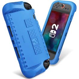 Kitcheniva - Protective Case For Nintendo Switch 2 2025 With Ergonomic Grip - Blue