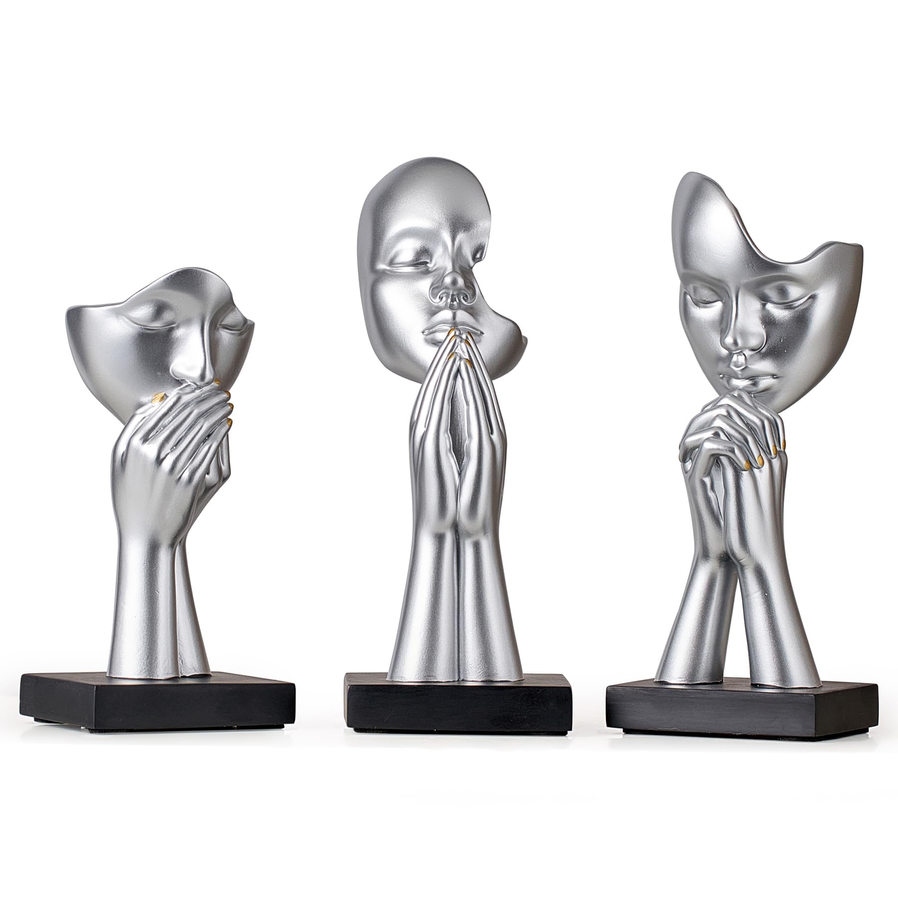 Prayer Statue - Silver