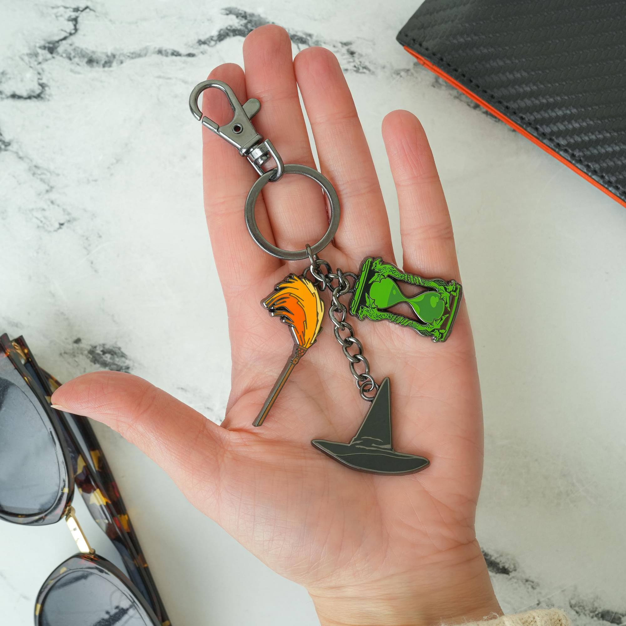 Alt View 10. SalesOne LLC - The Wizard of Oz Wicked Witch Multi-Charm Enamel Keychain - Multi-Color.