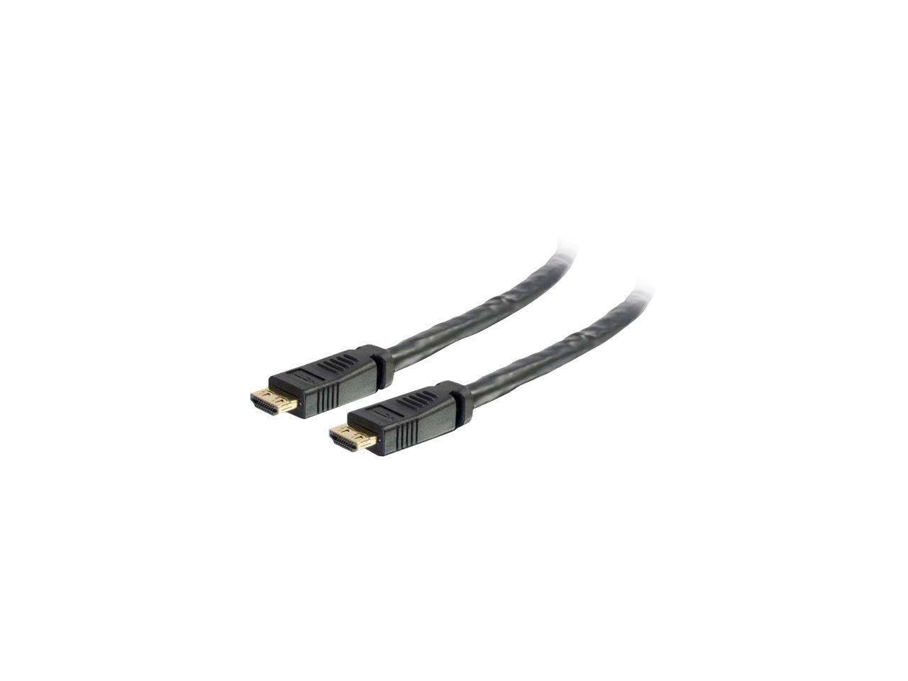 Alt View 1. Cables to Go - C2G 42529 4K HDMI Cable (60Hz), Gripping, CL2P, TAA, Black (25ft).