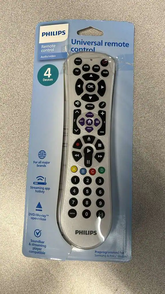 Philips Refurbished Excellent 4 Device Universal Remote Control Pearl ...