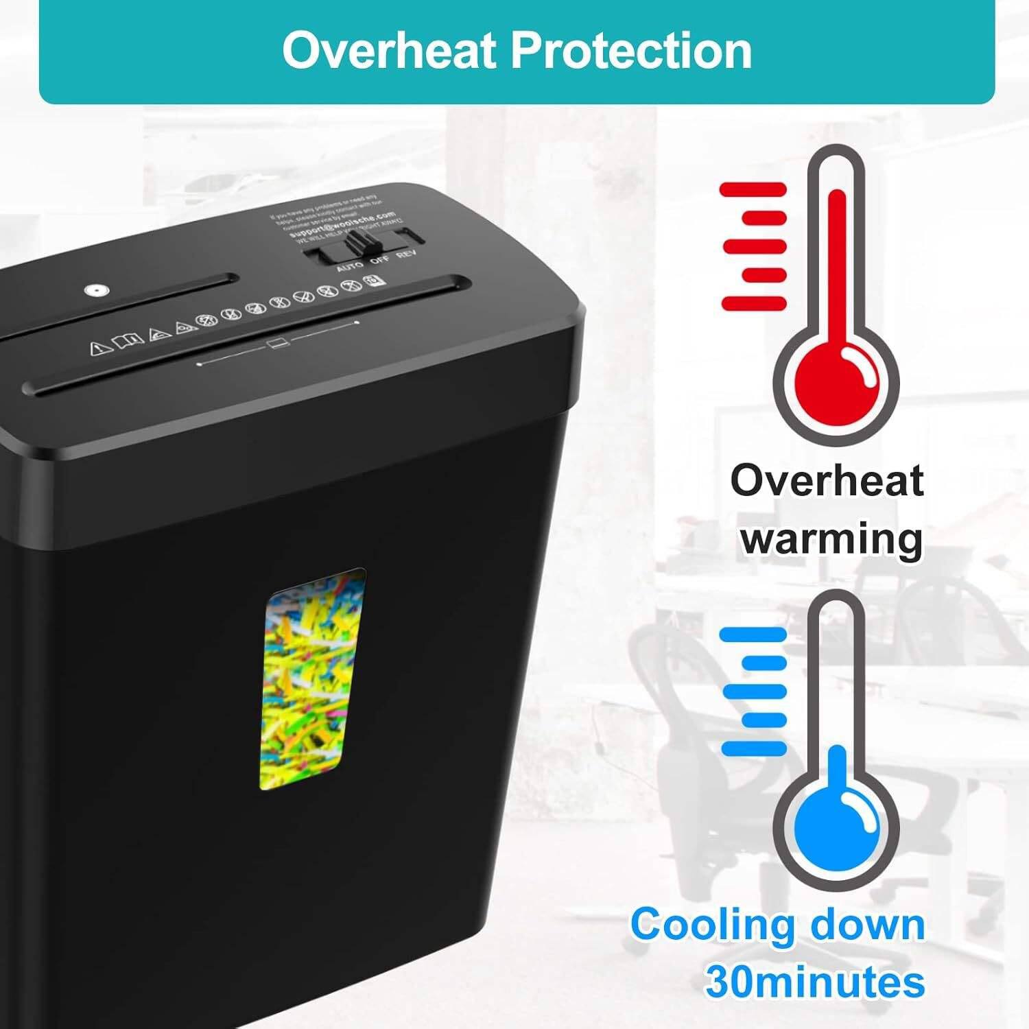Overheat Protection

- Overheat warming
- Cooling down 30 minutes
