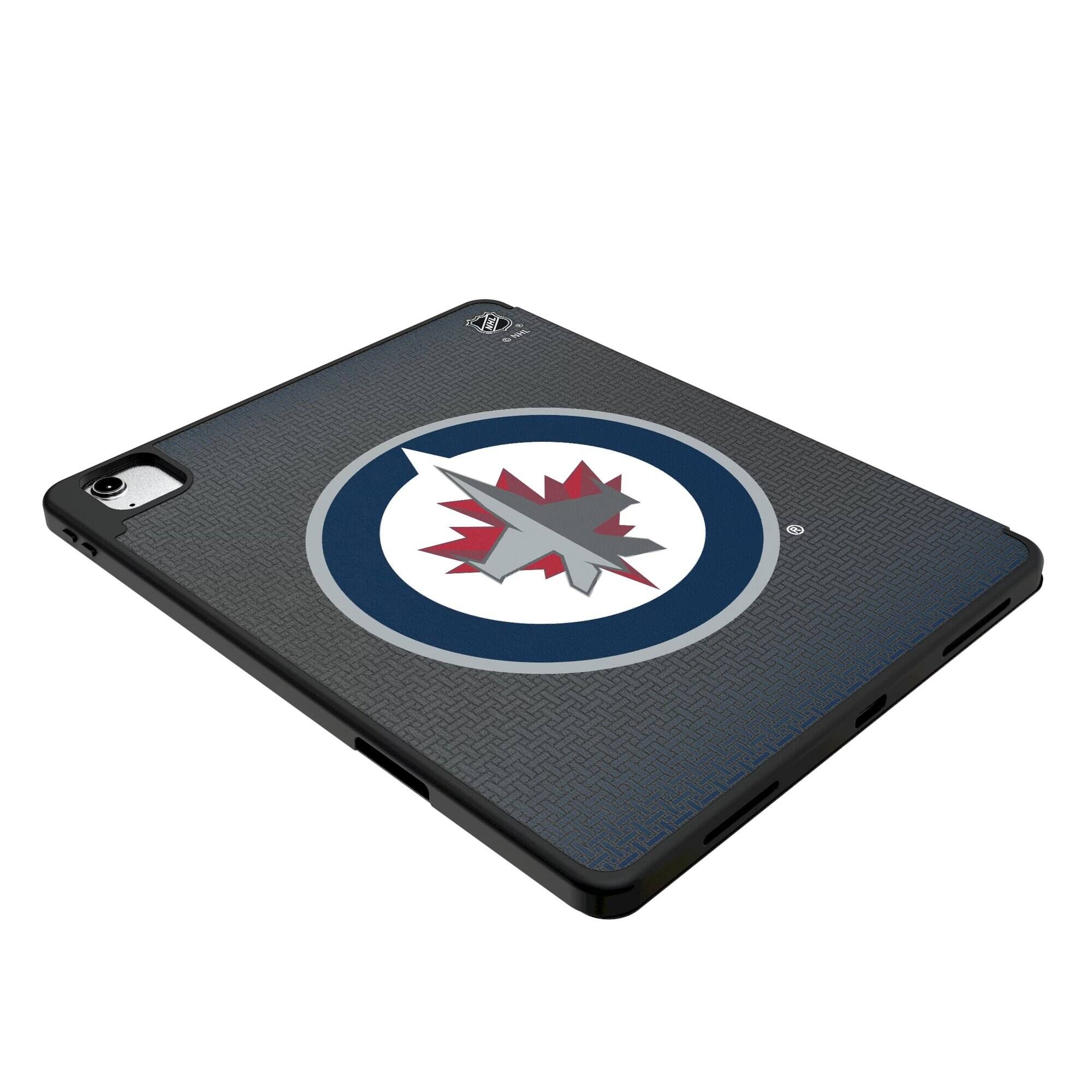 Alt View 2. Keyscaper - Winnipeg Jets iPad Case - 13in Pro M4 - Black.