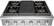 Alt View 11. Thermador - Professional 36" Built-In Gas Cooktop - Stainless steel.
