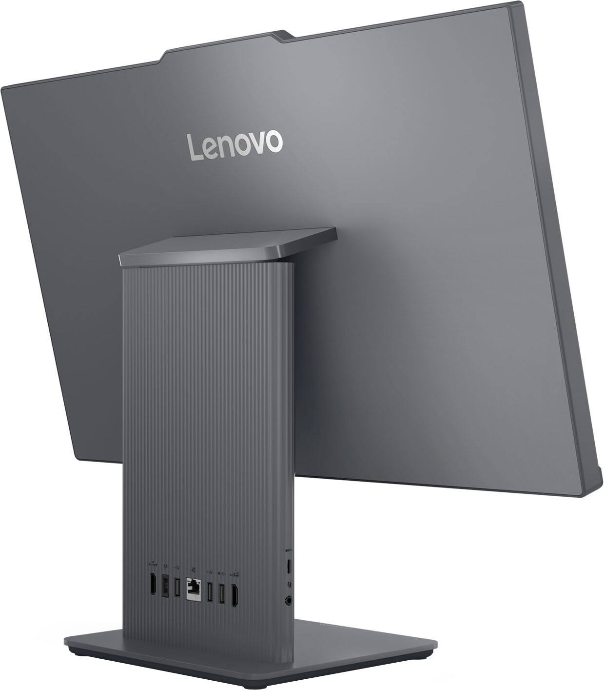 Alt View 4. Lenovo - IdeaCentre AIO 23.8" 2K IPS All-In-One Desktop - Core Ultra 5 Processor 226V 2024 - 16GB Memory - 512GB Storage - Luna Grey.