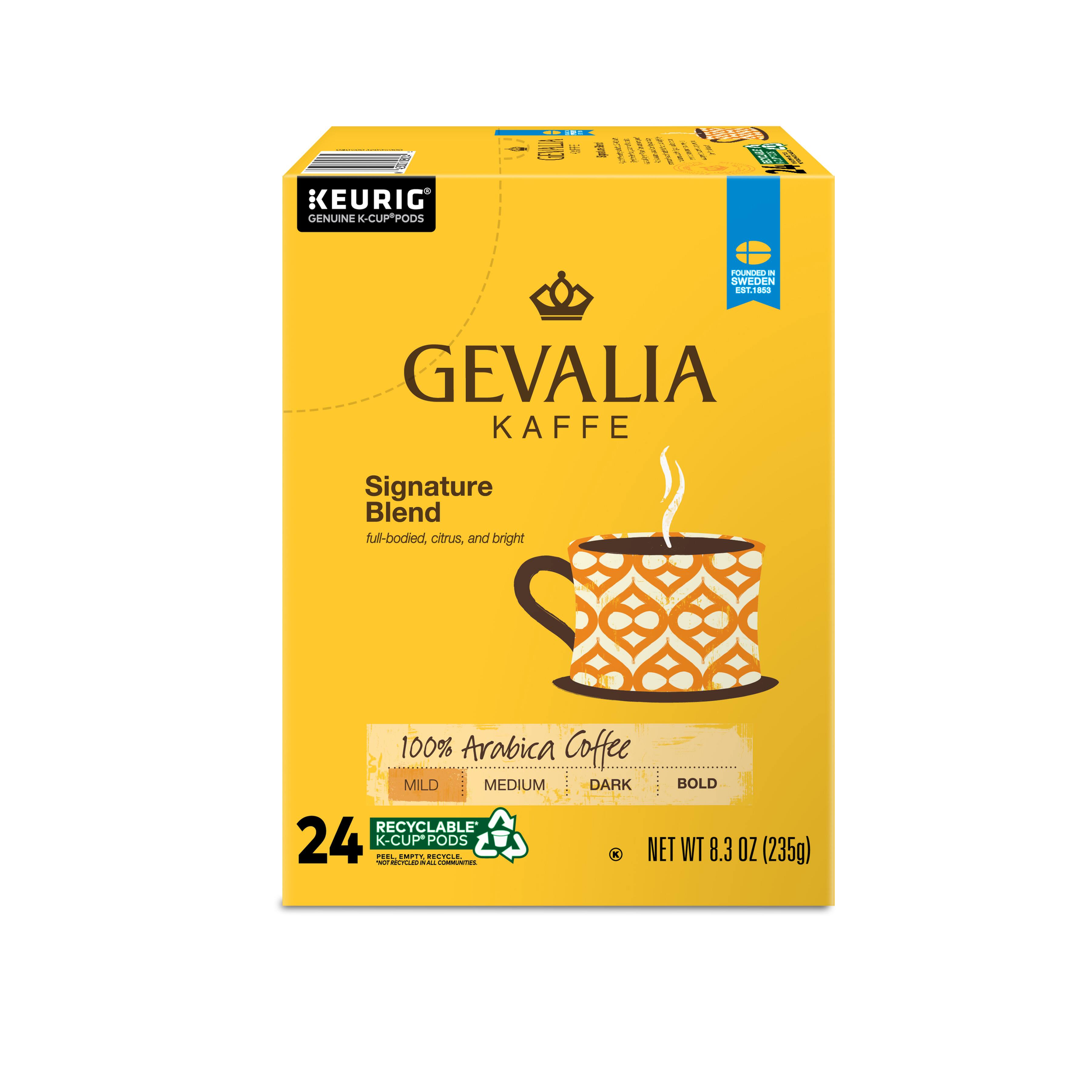 Alt View 13. Gevalia Kaffe - Gevalia Kaffe, Signature Blend Keurig Single Serve K-Cup Pods, Light Roast Coffee, 24 Count.