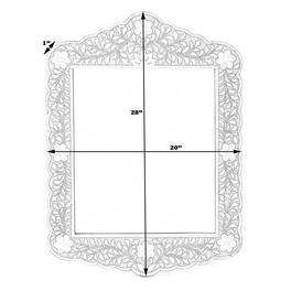 Butler Specialty - Vivienne Bone Inlay Wall Mirrored - Sky Blue