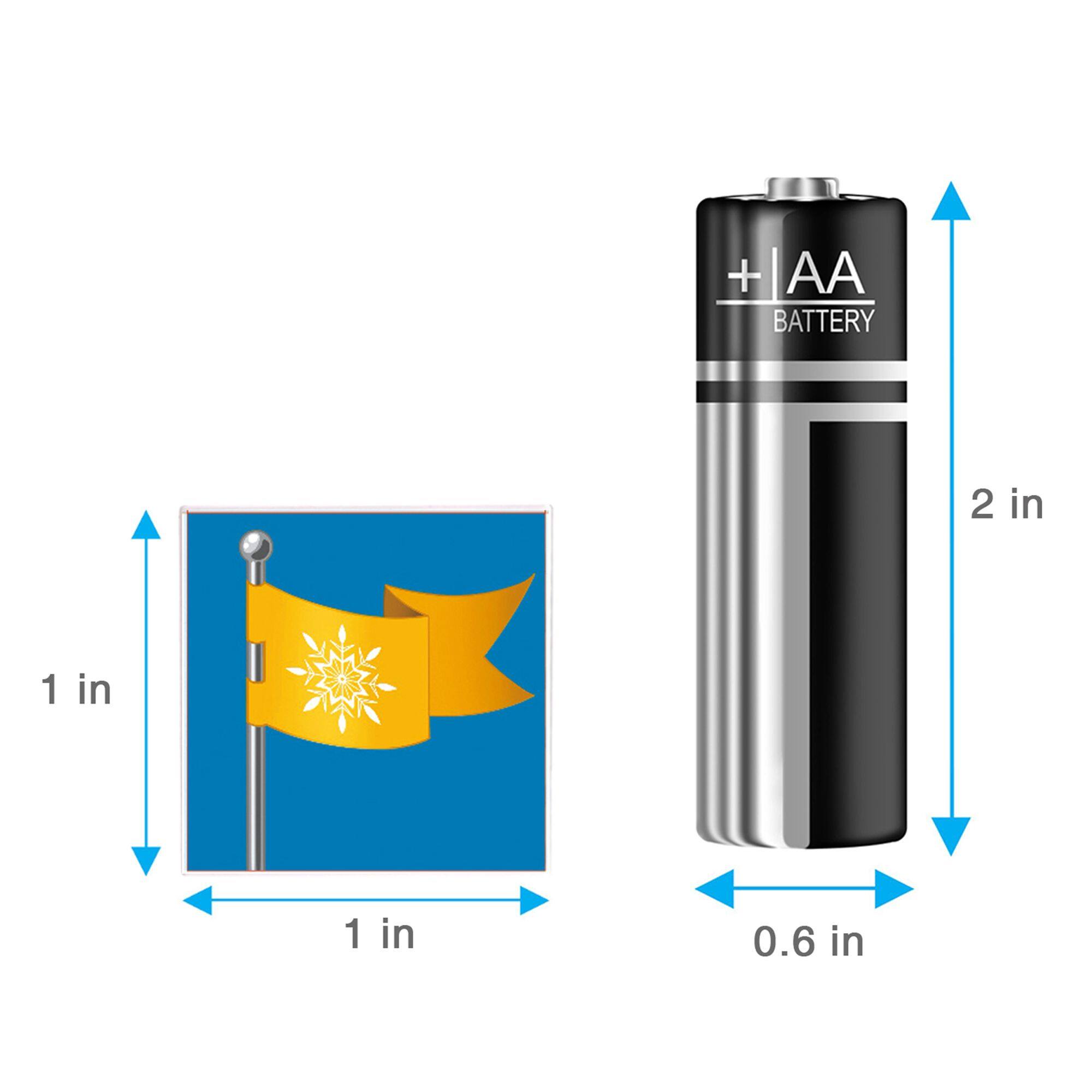 + AA BATTERY  
2 in  
0.6 in