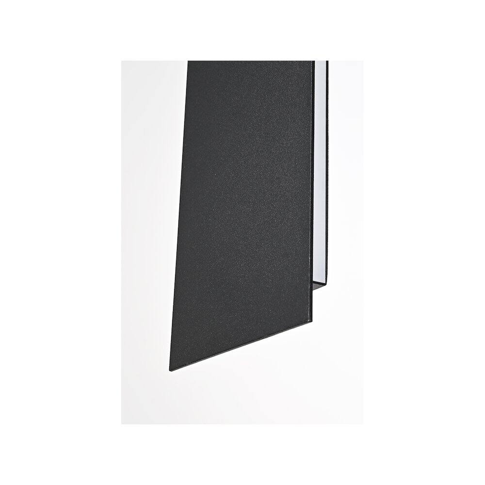 Alt View 1. Elegant Lighting - Waylen 4.5 x 48 inch Outdoor Wall Sconce in Black - Black.
