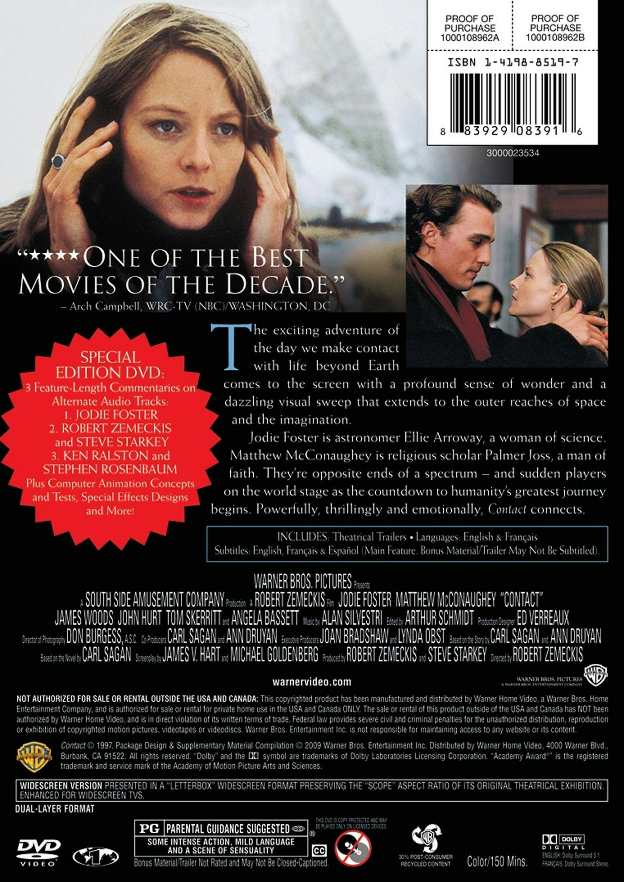 Angle. Contact (DVD New Packaging) [DVD].