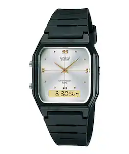 Casio - Men’s Analog-Digital Dual Time Watch - AW-48HE-7AVDF - Black