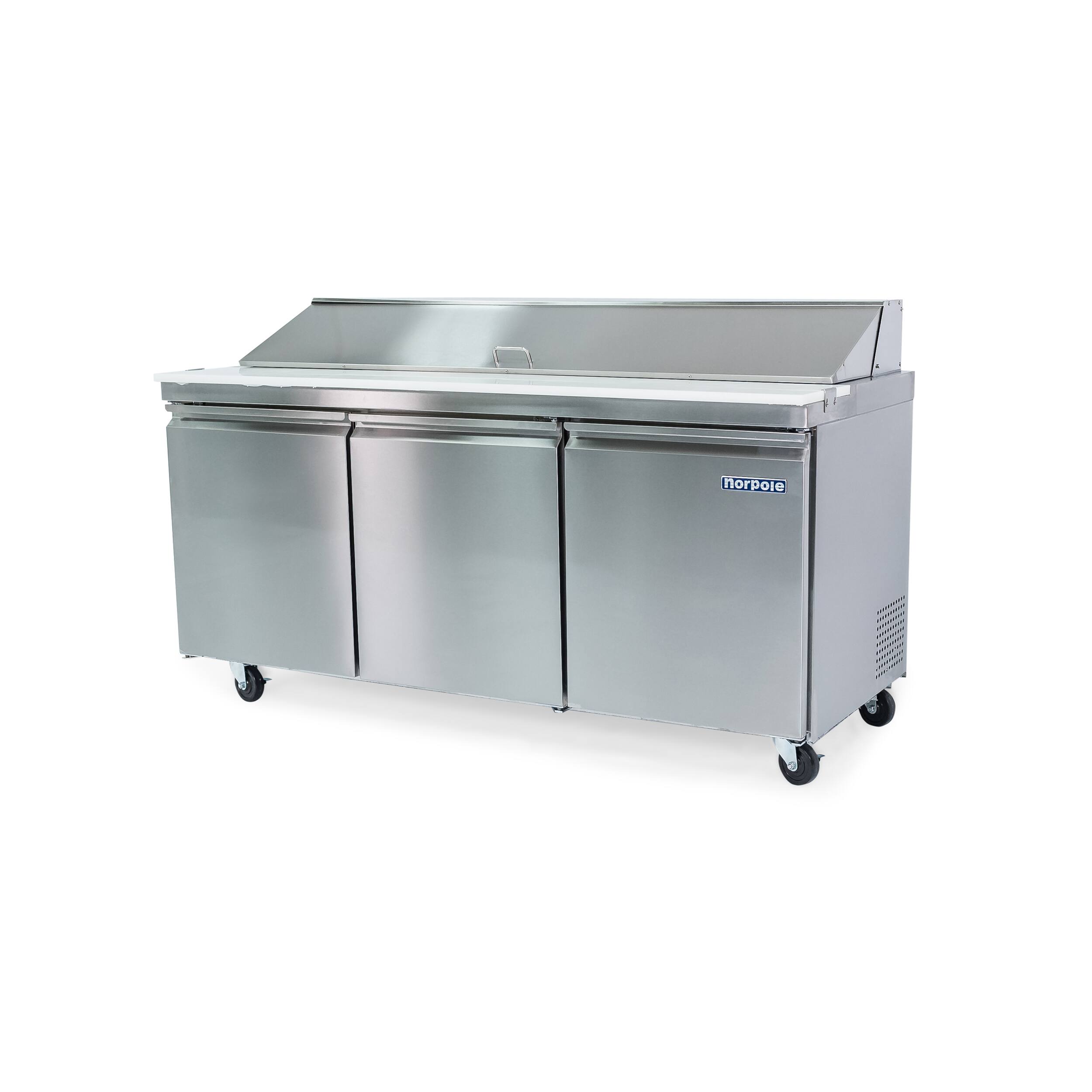 Alt View 2. Magic Chef - Commercial 18 cu. ft. Refrigerator in Stainless Steel - Stainless Steel.