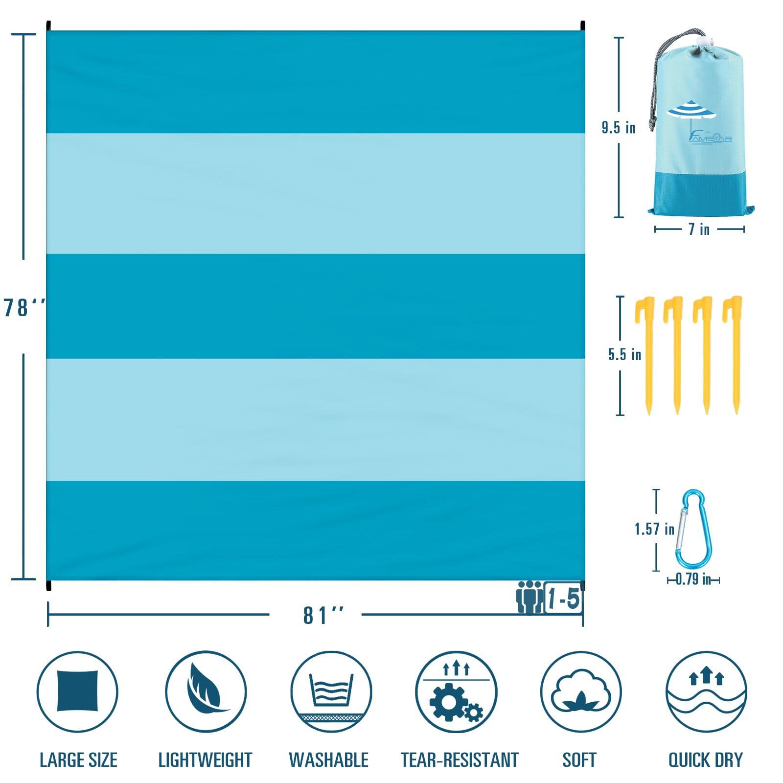 9.5 in  
78 in  
7 in  
5.5 in  
1.57 in  
0.79 in  

LARGE SIZE  
LIGHTWEIGHT  
WASHABLE  
TEAR-RESISTANT  
SOFT  
QUICK DRY  

81"  
1-5