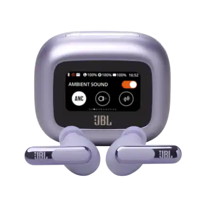 L 100% R 100% 100% 16:52 AMBIENT SOUND ANC JBL