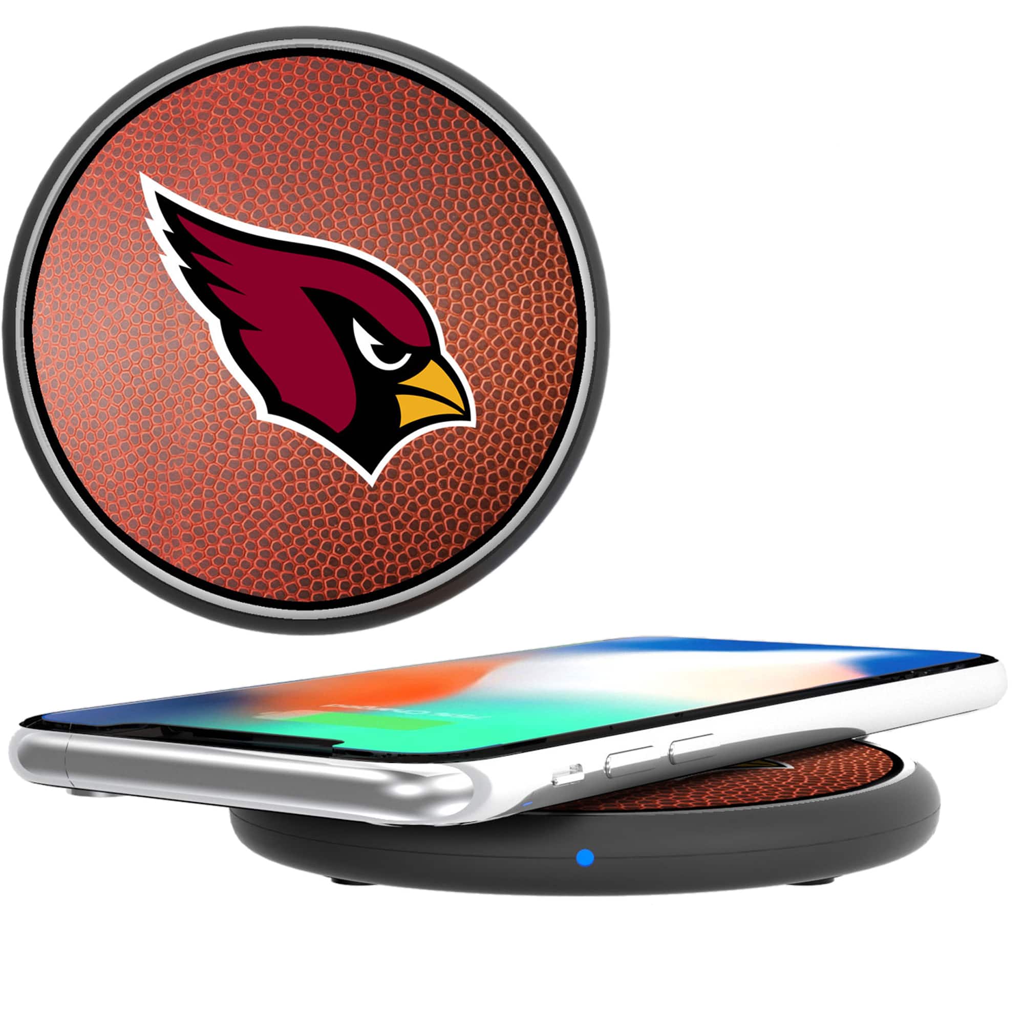 Keyscaper - Arizona Cardinals Wireless Cell Phone Charger - Multicolor