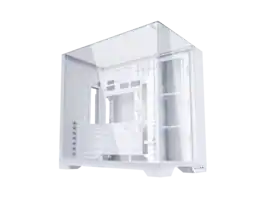 Lian Li - O11 vision compact white color Aluminum / Steel / Tempered Glass ATX Mid Tower computer Case ----O11VPW - White
