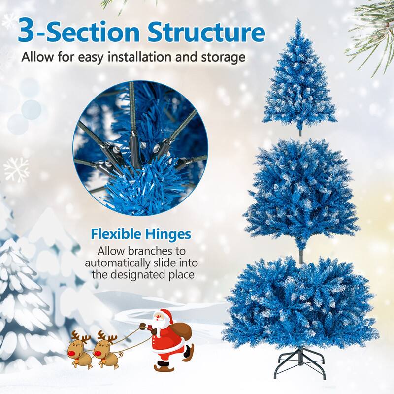 3-Section Structure  
Allow for easy installation and storage

Flexible Hinges  
Allow branches to automatically slide into the designated place