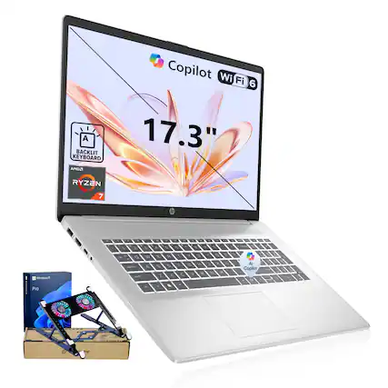 Copilot Wi-Fi 6 17.3" Backlit Keyboard AMD Ryzen 7 - Windows 11 Pro