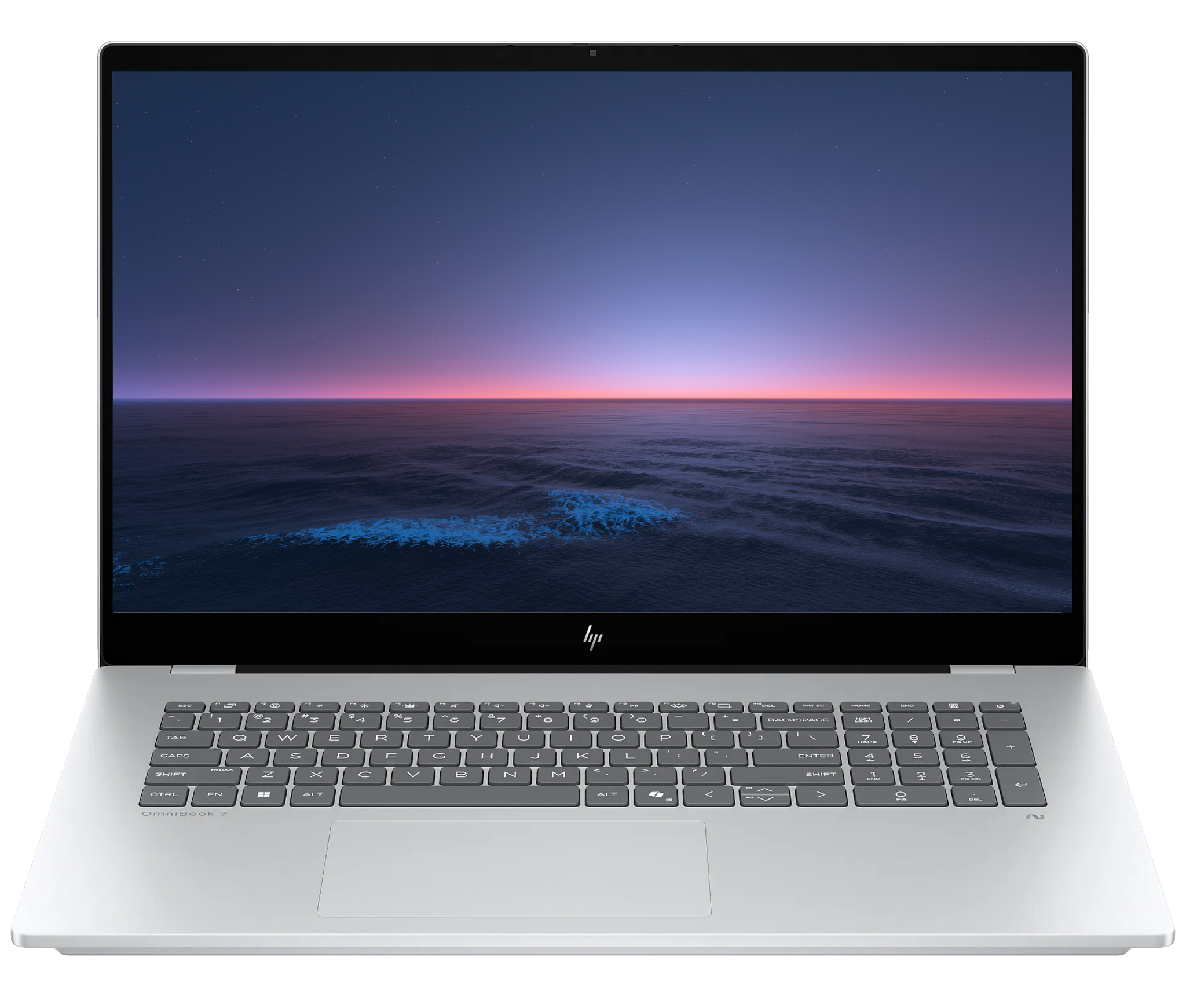 HP - OmniBook 7 17.3" FHD Touch-Screen AI Copilot+ PC Laptop - Intel Core Ultra 7 258V - 32 GB RAM - 1TB SSD - Windows 11 - Silver