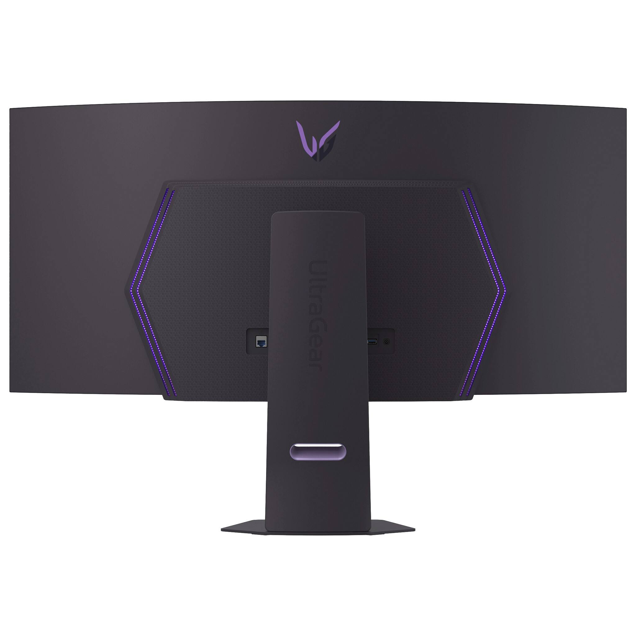 Left. LG - UltraGear 45" WQHD OLED 240Hz 0.03ms G-SYNC FreeSync Premium Pro Gaming Monitor with DisplayHDR400 TRUE BLACK - Black.