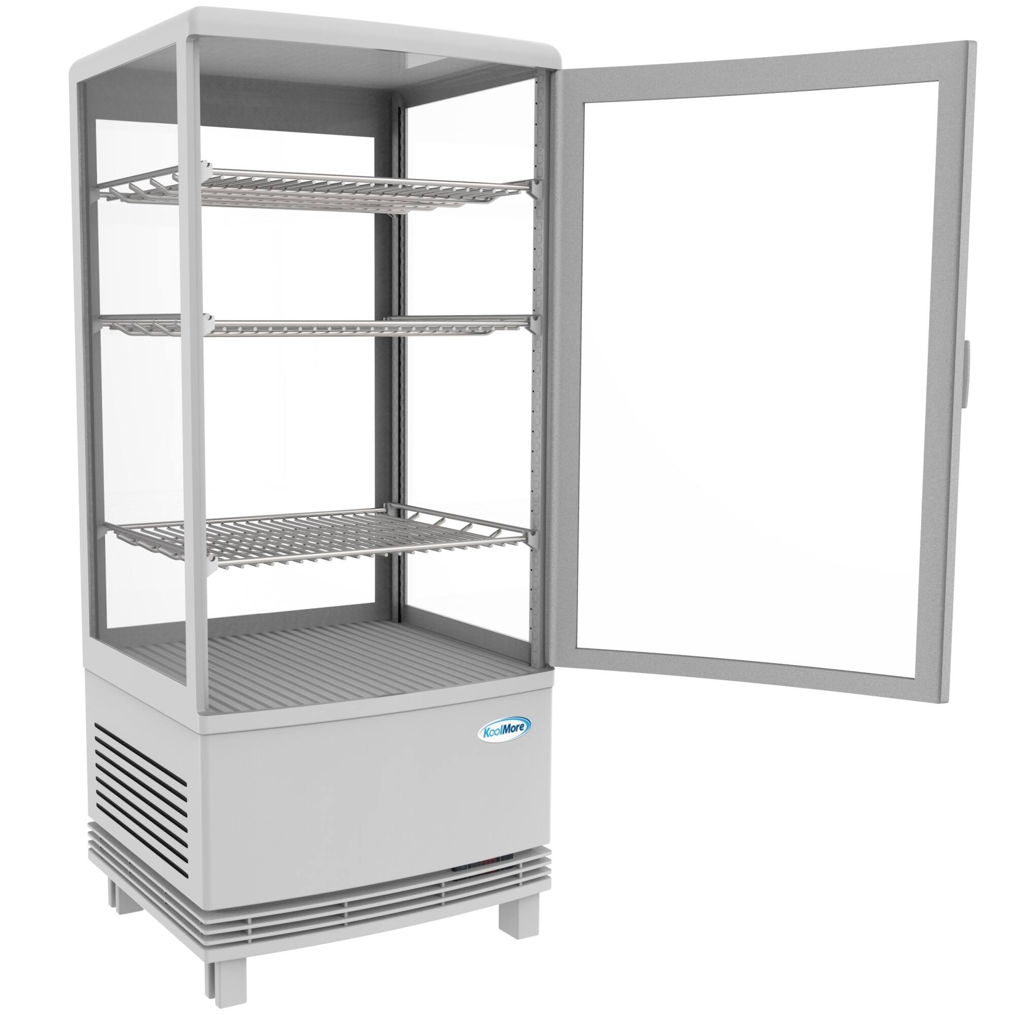 Alt View 1. Koolmore - 17 in. White Countertop Display Refrigerator - 3 Cu Ft. CDCU-3C-WH - White.