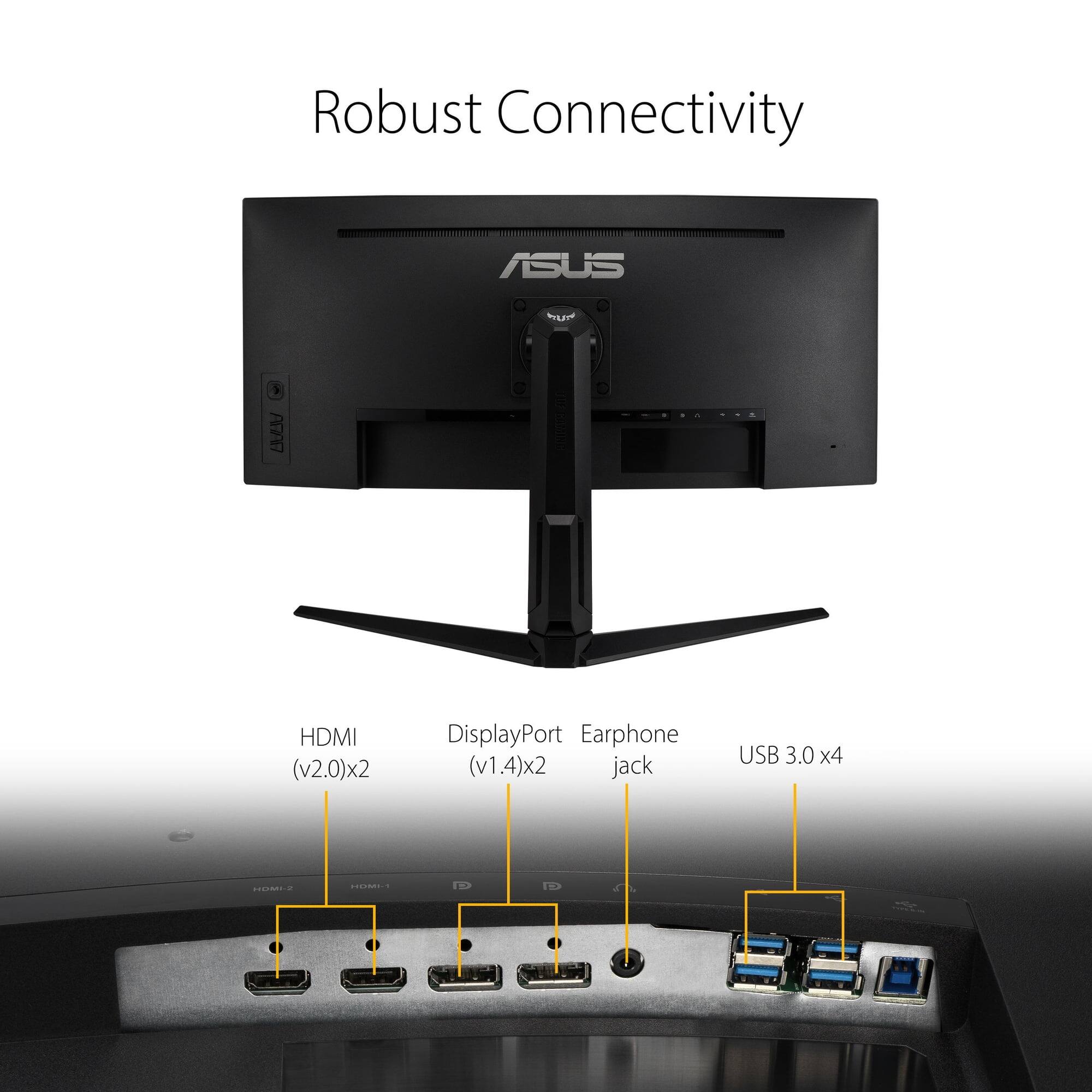 Robust Connectivity ASUS for ARAR a FN HDMI (v2.0)x2 DisplayPort (v1.4)x2 Earphone jack USB 3.0 x4