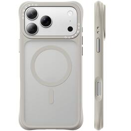 Ornarto - for iPhone 17 Pro Max Case 6.9", Slim Shockproof Translucent Matte Phone Case with MagSafe - Stone Gray