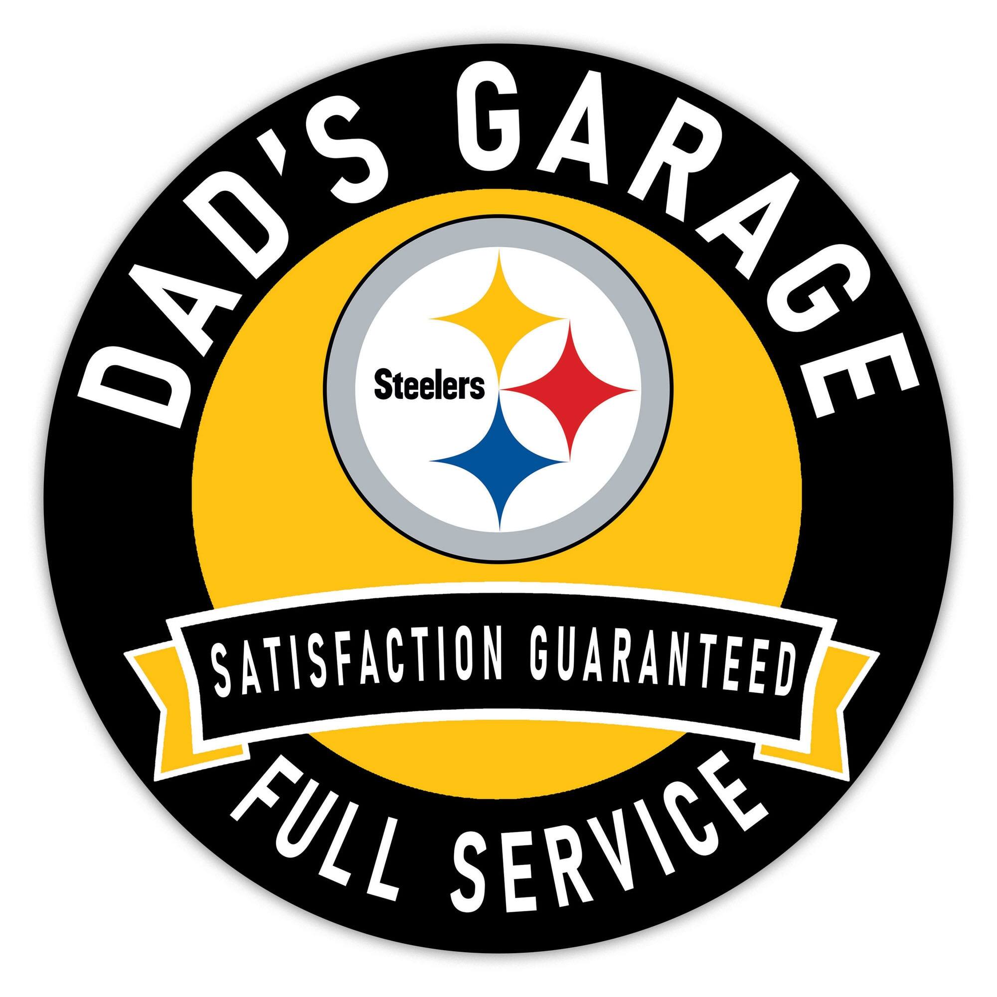 DAD'S GARAGE  
Steelers  
SATISFACTION GUARANTEED  
FULL SERVICE