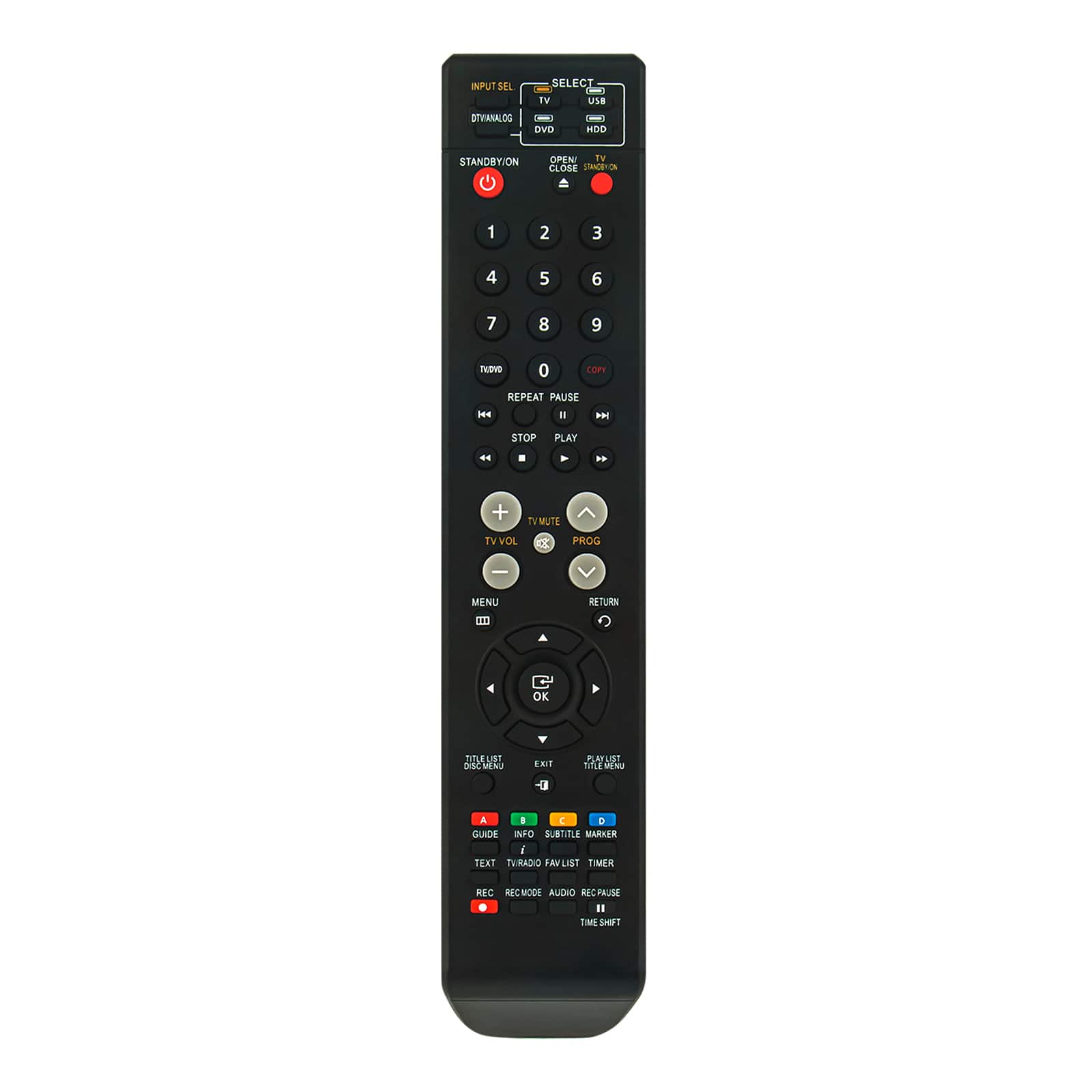 VINABTY - New 00079B Replaced Remote Fits for Samsung DVD Player DVD-SH873 DVD-SH875 DVD-SH877 DVD-SH873M DVD-SH875M - Black