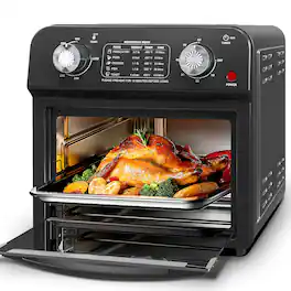 Dexmalle - Dexmalle-12.5 Quart 7-in-1 Convection Toaster Oven - Black