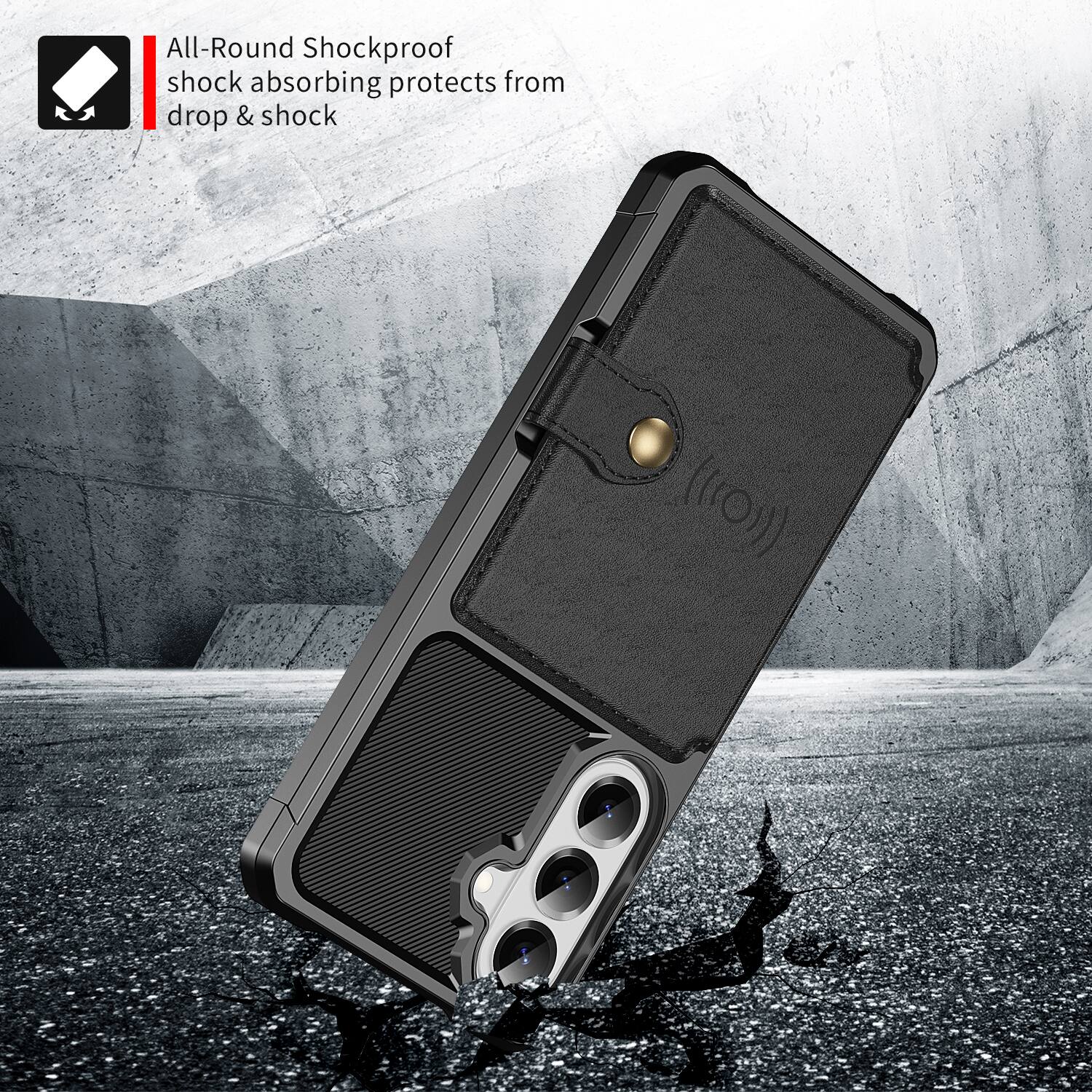 All-Round Shockproof shock absorbing protects from drop & shock