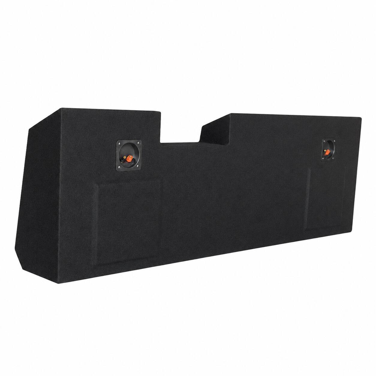 Alt View 5. SoundBox - SoundBox LCE-GC028/12D, Chevy Silverado / GMC Sierra Double Cab / Crew Dual 12 Subwoofer Enclosure, 2019-2025.