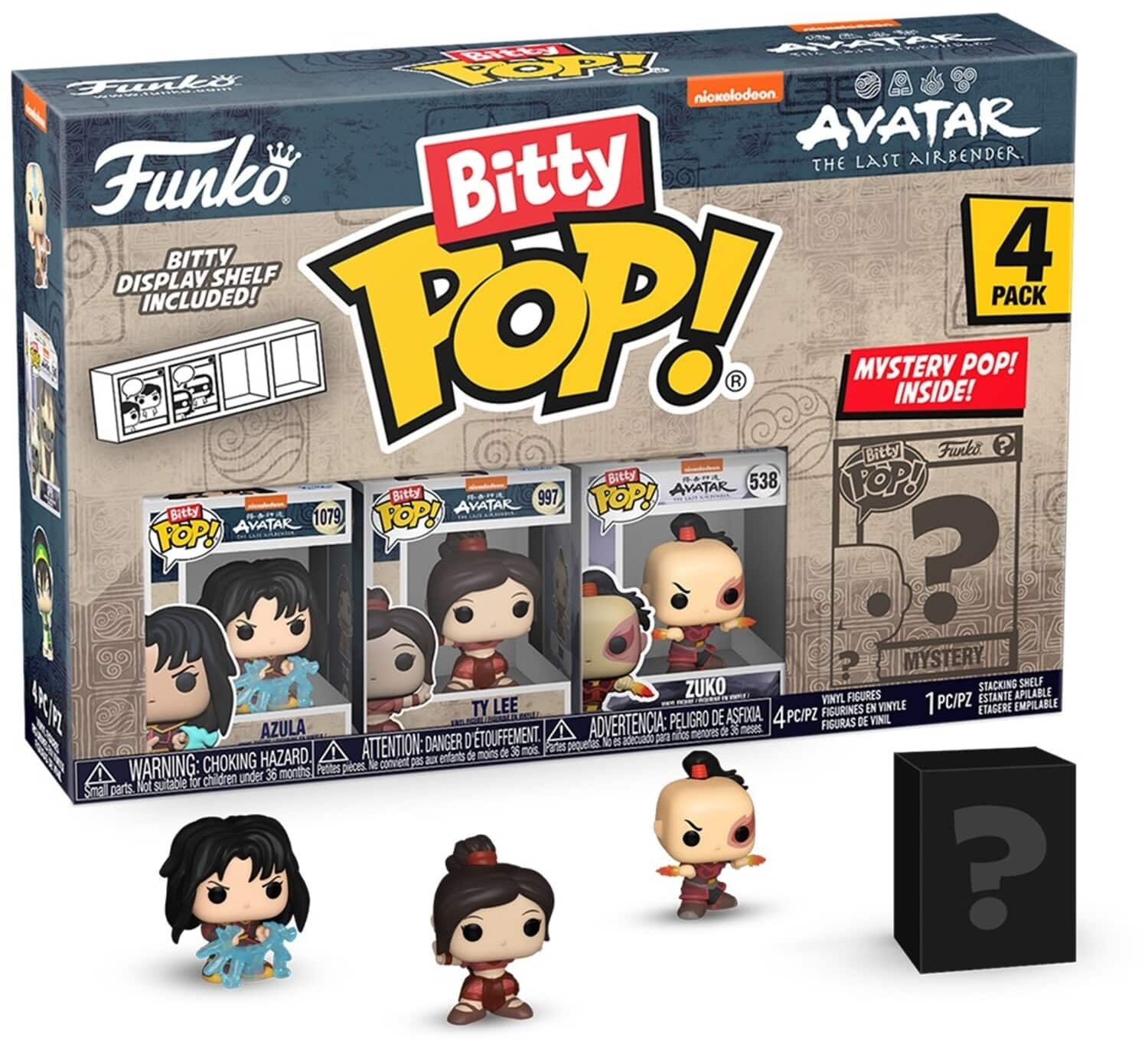 FUNKO BITTY POP!: Avatar: The Last Airbender - Azula 4PK - COLLECTABLES - Multicolor