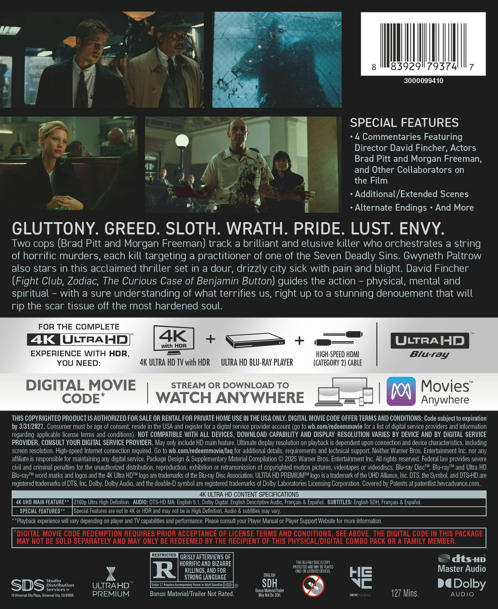 Back. Seven (4K Ultra HD) [UHD].