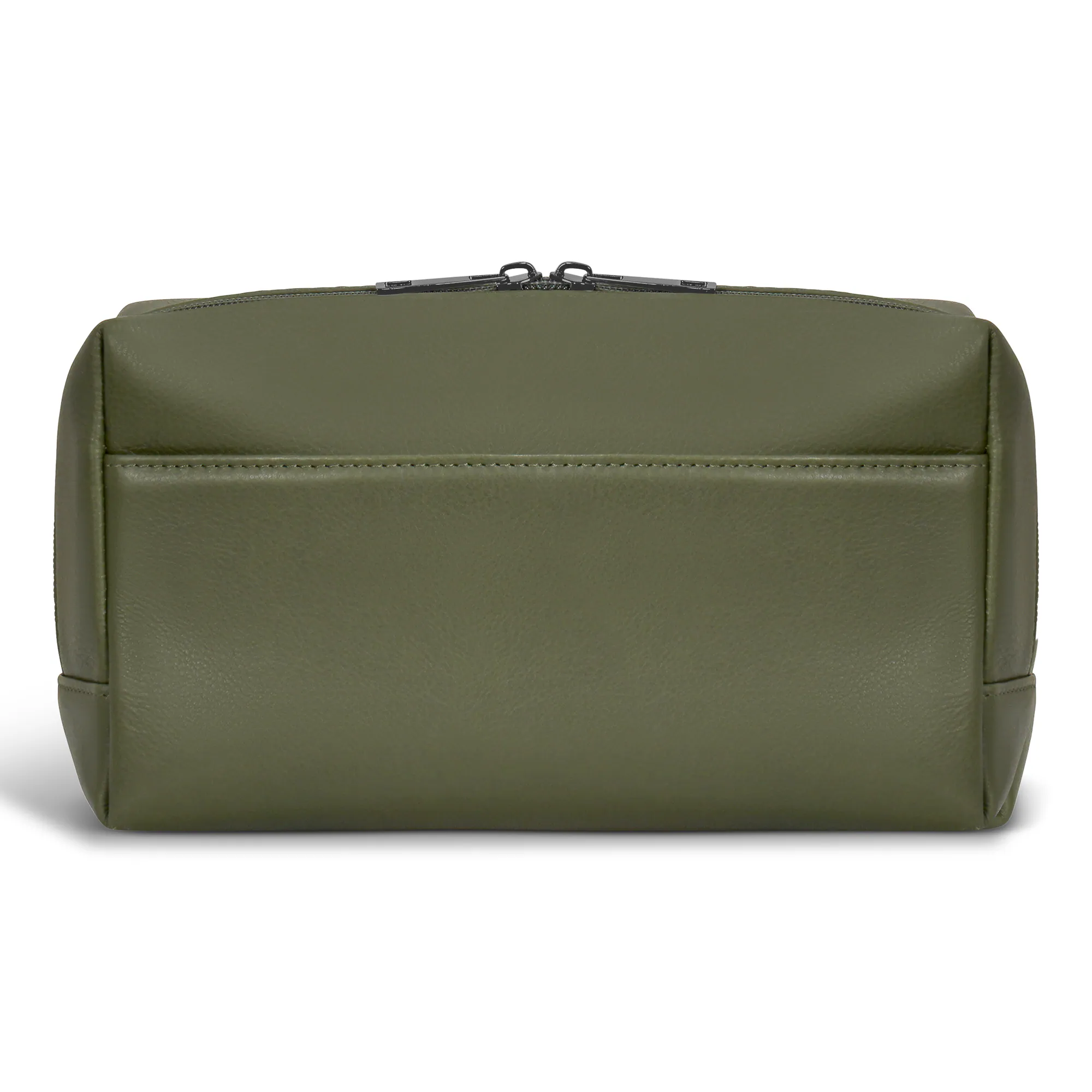 Alt View 1. Champs - Onyx Collection Leather Toiletry Bag - Khaki.