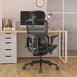SIHOO - B300 Pro Ergonomic Mesh Chair, 6D Armrest, 3D Headrest Office Chair for Adult, Seat Depth, Home & Gaming, 330lbs - Black