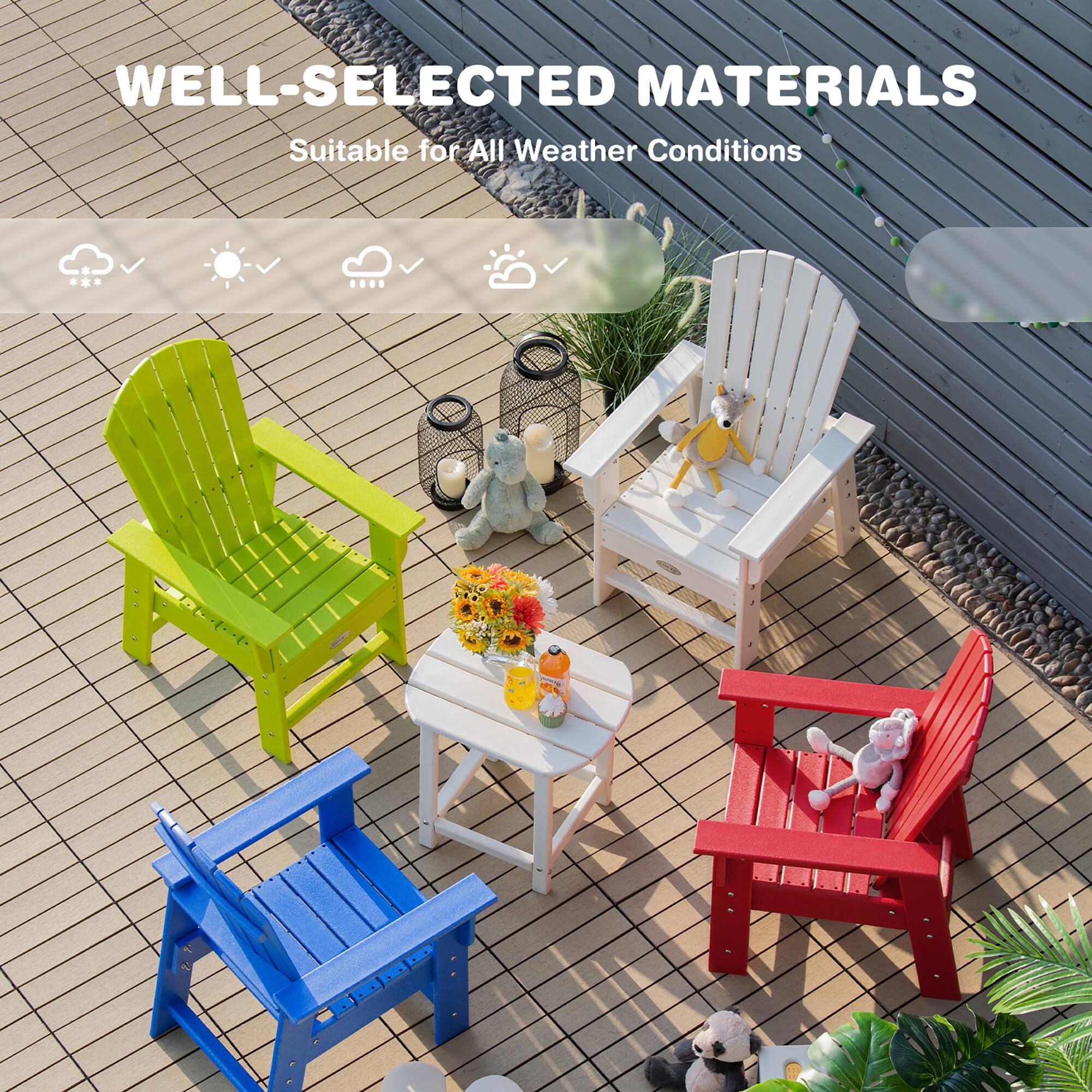 WELL-SELECTED MATERIALS  
Suitable for All Weather Conditions