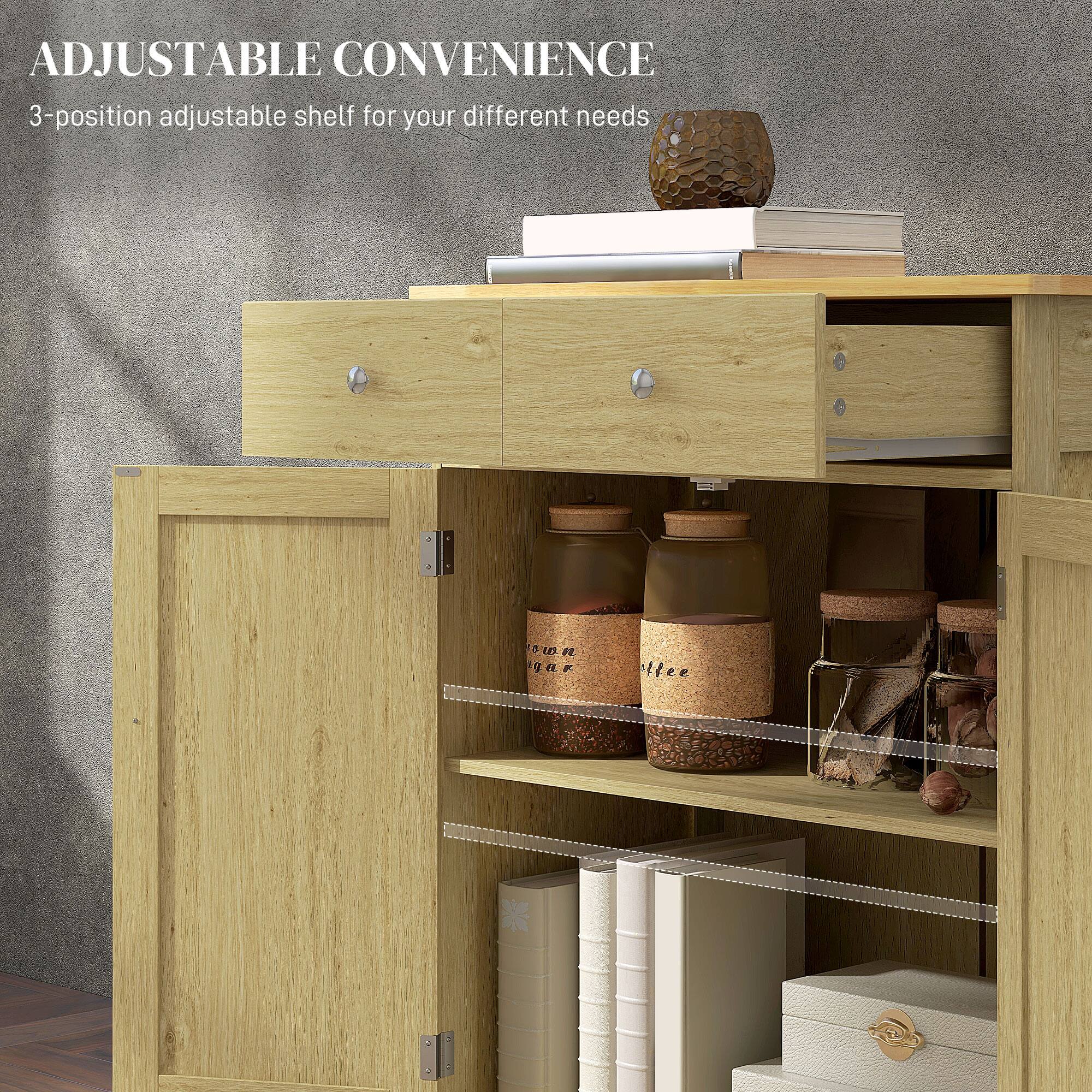 ADJUSTABLE CONVENIENCE  
3-position adjustable shelf for your different needs
