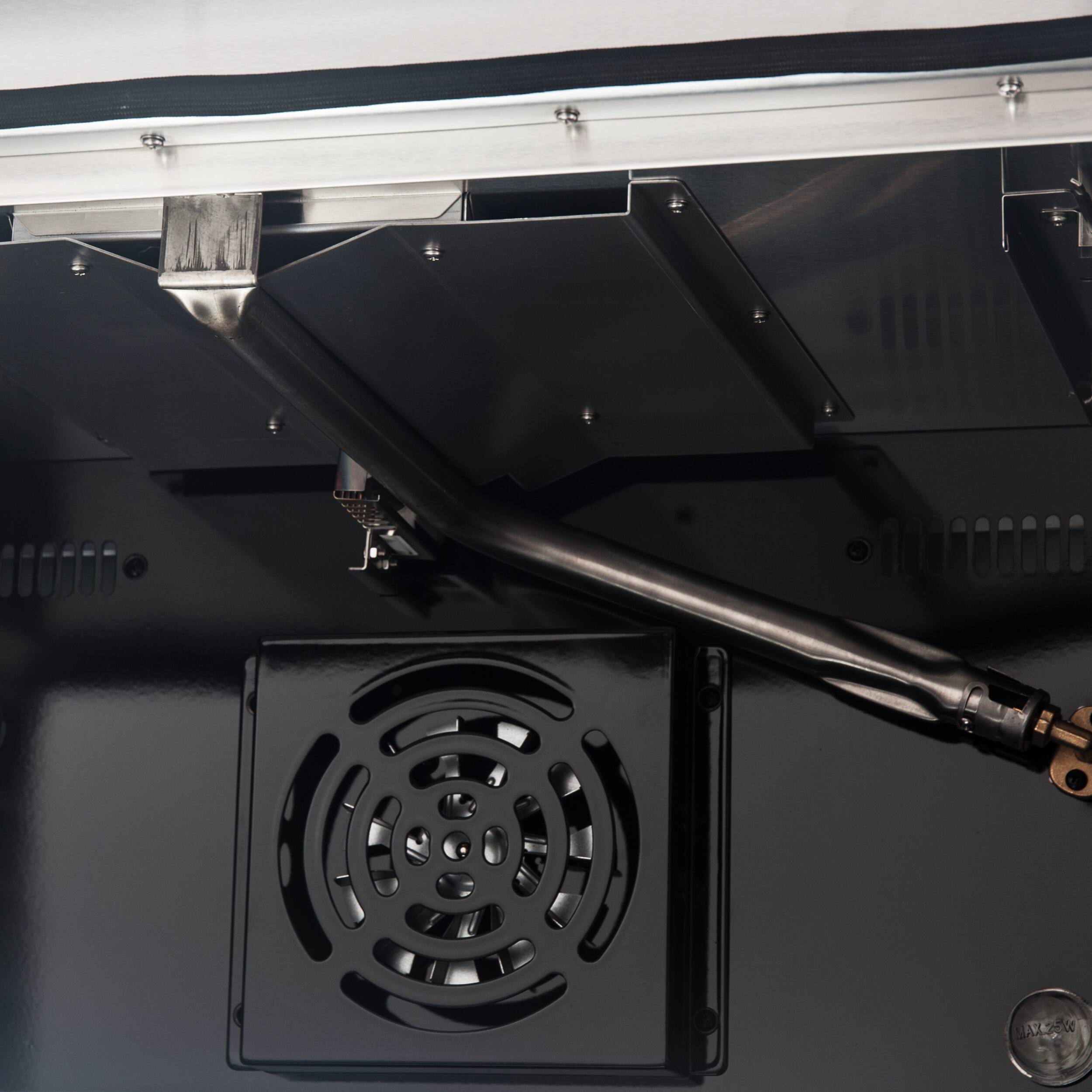 Alt View 11. Forno Appliances - Galiano 5.36 Cu. Ft. Freestanding Gas Range with Convection Oven - White.