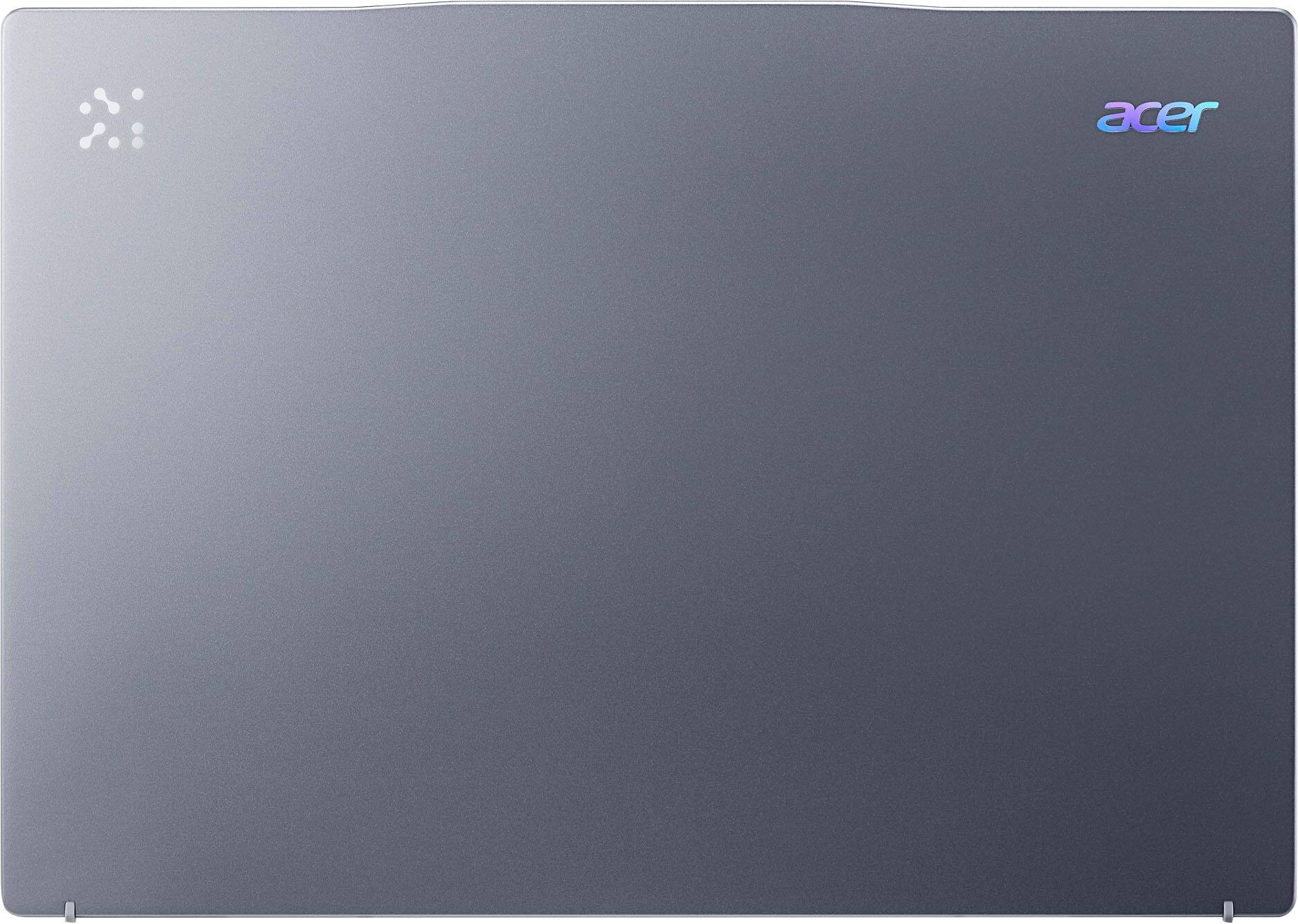 Alt View 23. Acer - Swift 14 AI - Copilot+ PC - 14.5" 2.5K 120Hz Touch-Screen – Snapdragon X Elite – 16GB Memory – 1TB SSD - Steel Gray.