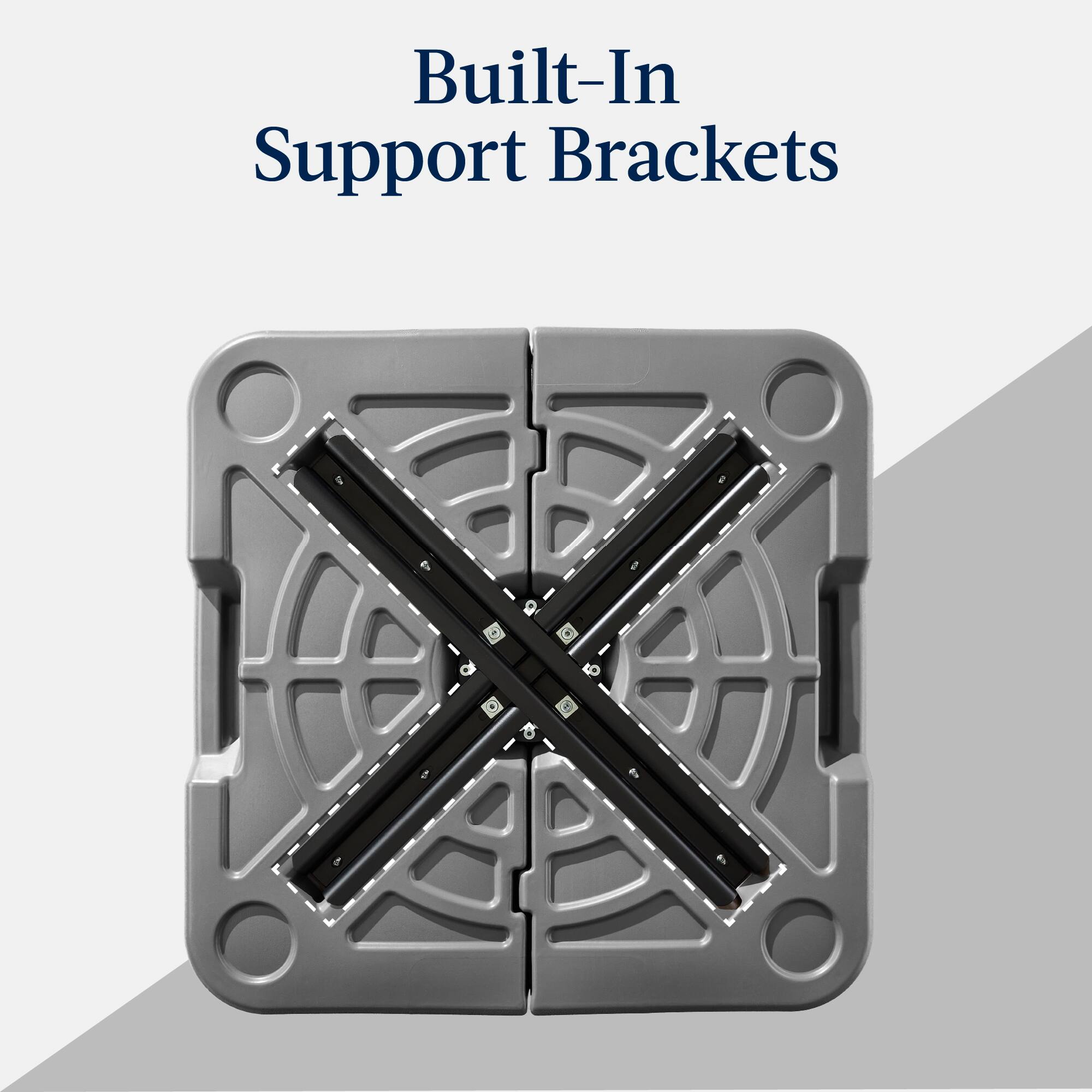 Built-In Support Brackets