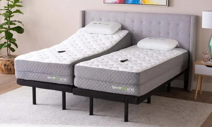 Alt View 23. Ghostbed - Luxe 13" Profile MF Mattress-King - White.
