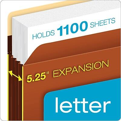 Holds 1100 sheets  
5.25" Expansion  
Letter